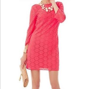 Lilly Pulitzer Topanga Dress coral size large